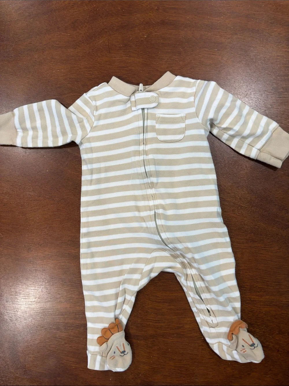 4️⃣-Pack Footie Bundle - Blue, Gray, Tan, White